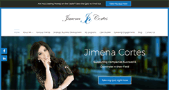 Desktop Screenshot of jimenacortes.com